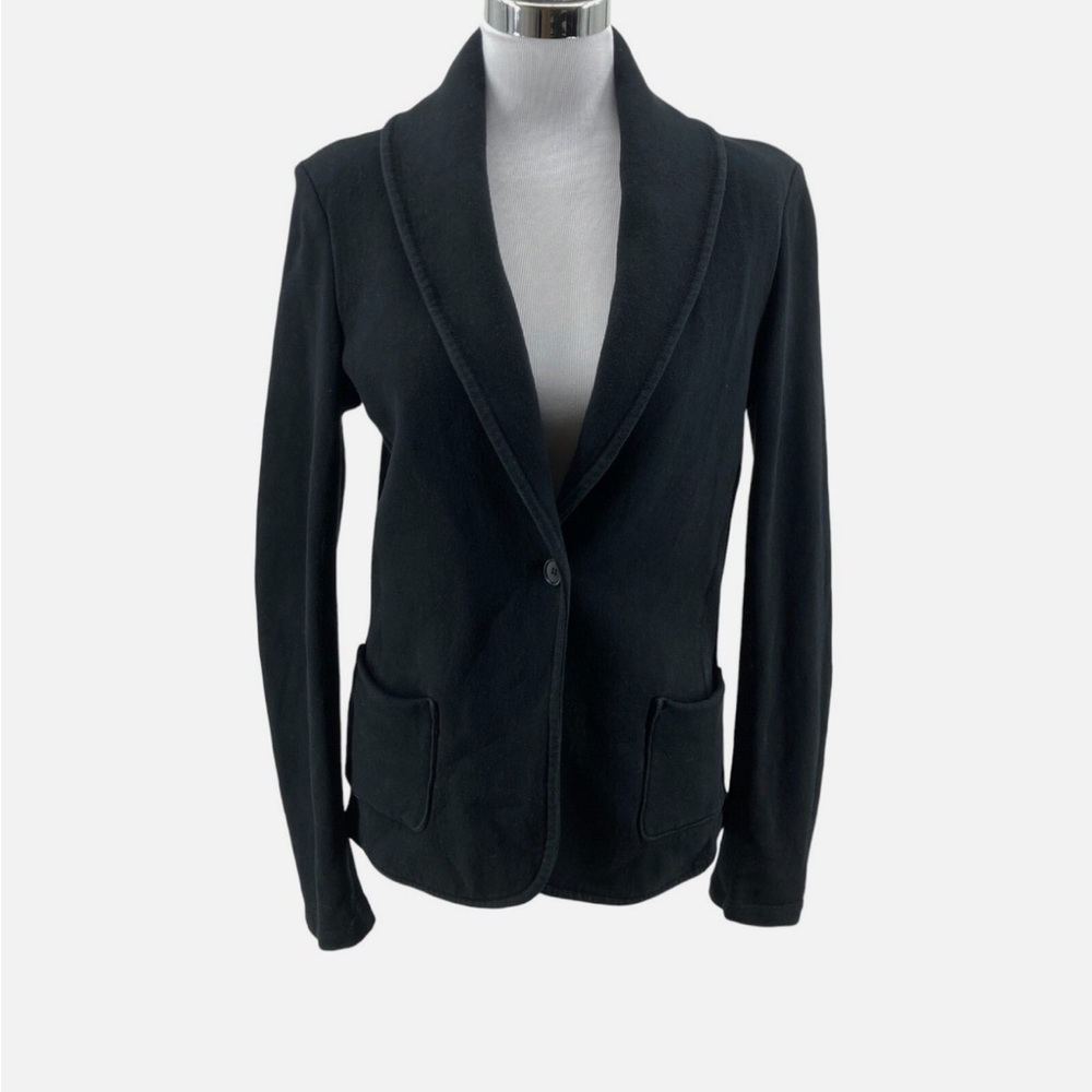 James Perse Black Knit Blazer